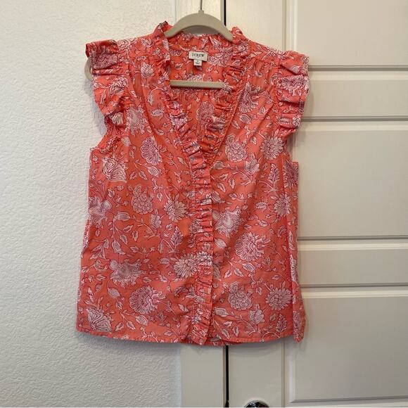 J. Crew Ruffled Top - Picture 2 of 6